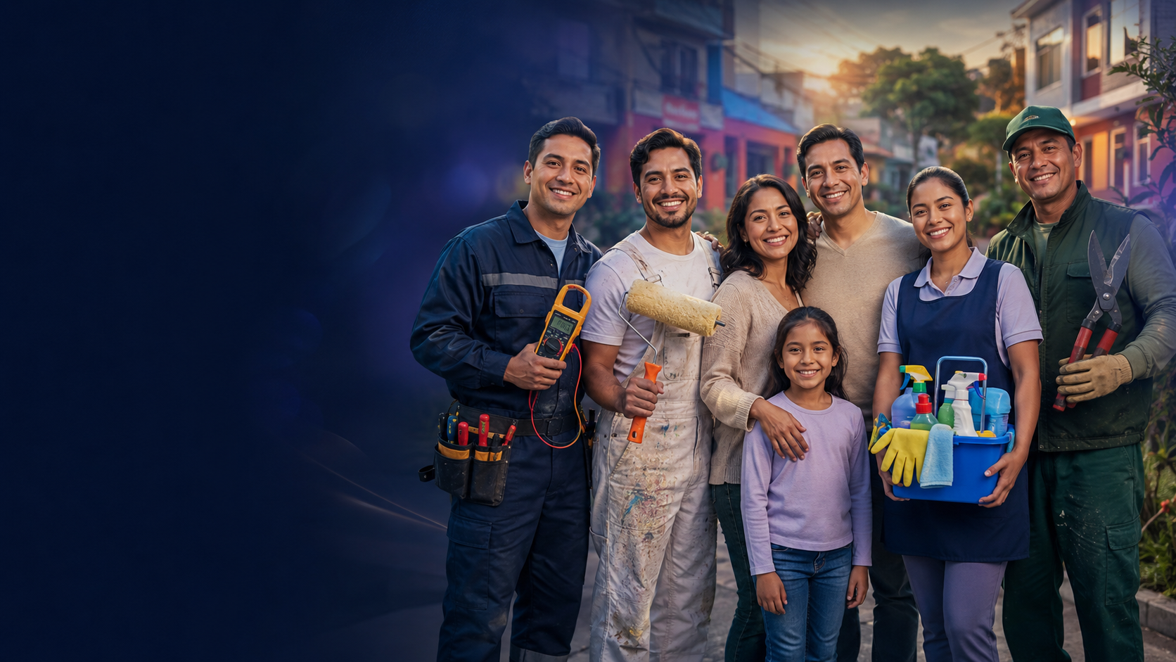 Trabajadores y familias conectados por Cachuelito